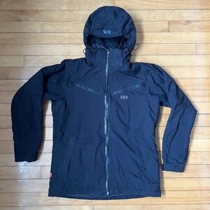 Helly Hansen Helly Tech Performance Ski Jacket Black Mens Small RECCO Shell